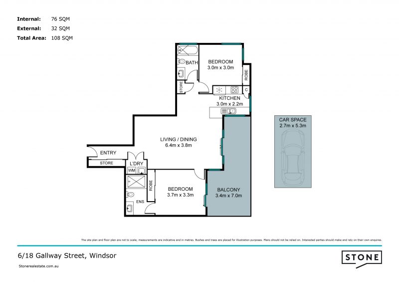 Spacious Contemporary Apartment in Premium Locale