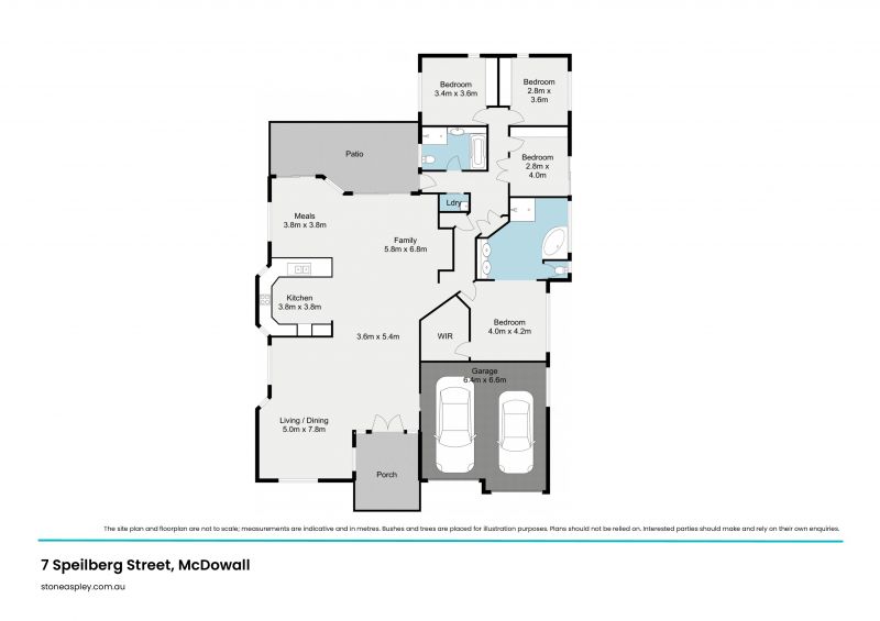 Spacious private lowset home