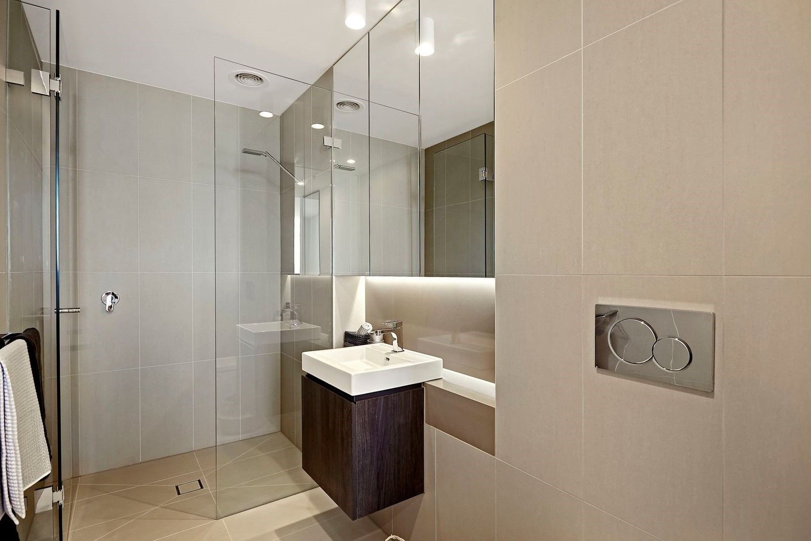 Spacious and light filled living at The Marque