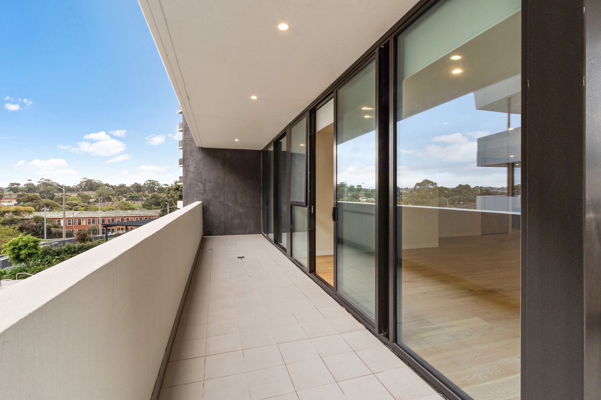 Spacious and light filled living at The Marque