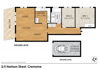 3/5 Harrison Street CREMORNE NSW, Cremorne - Thumbnail 7