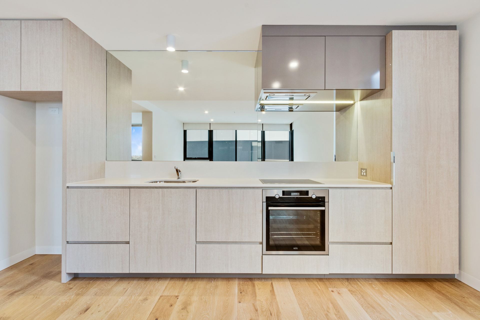 Spacious and light filled living at The Marque