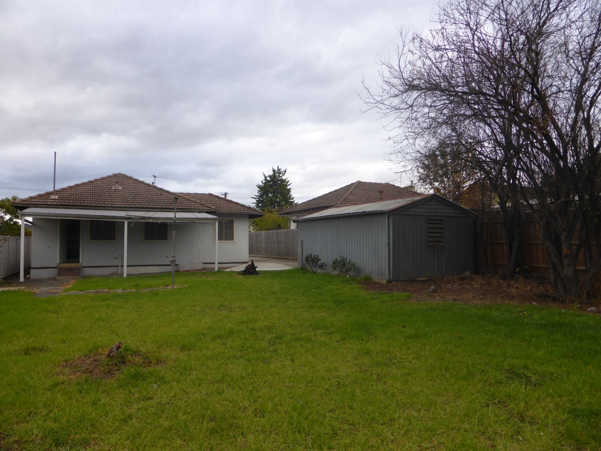 Refurbished house with a huge yard