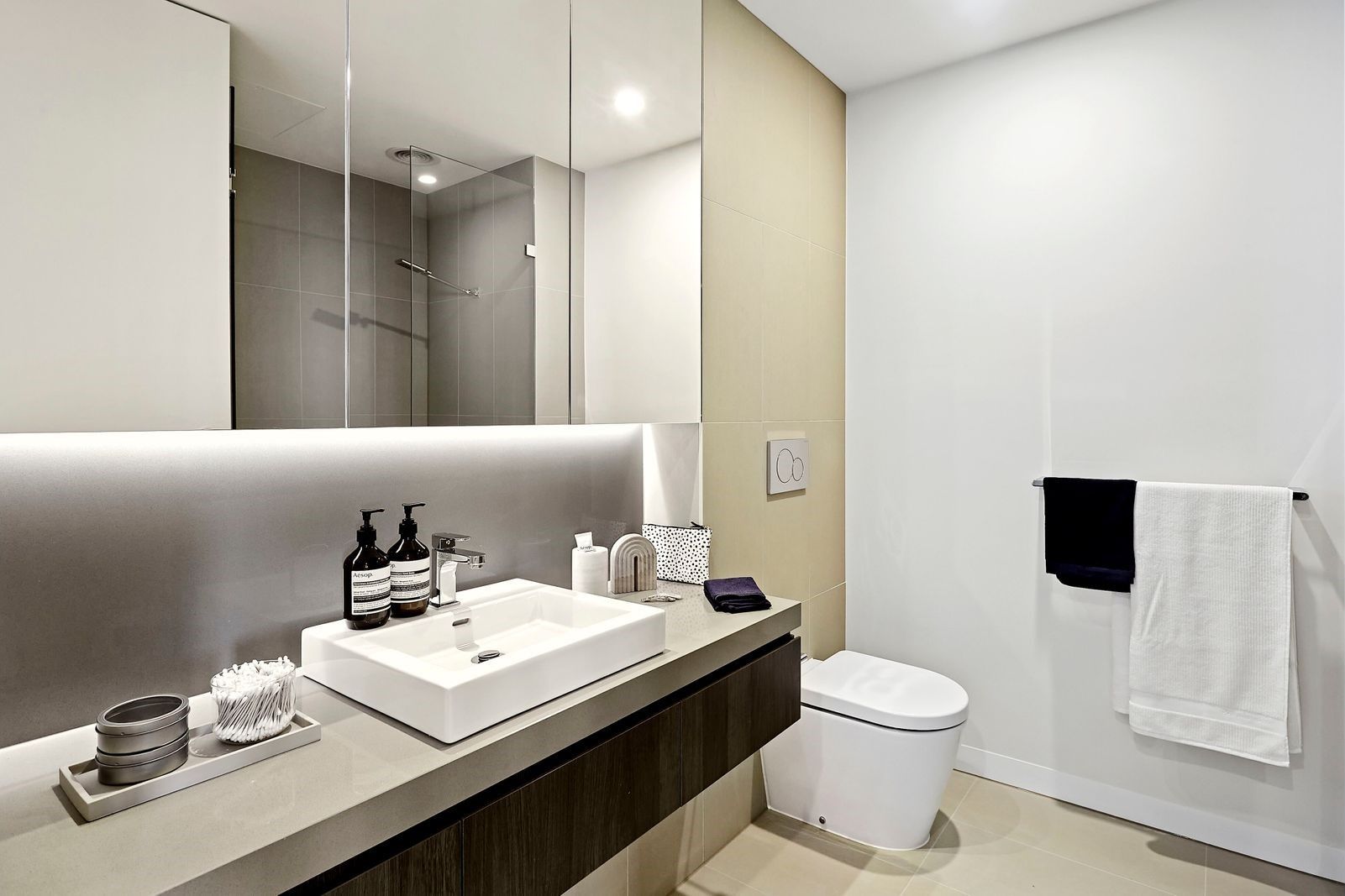 Spacious and light filled living at The Marque