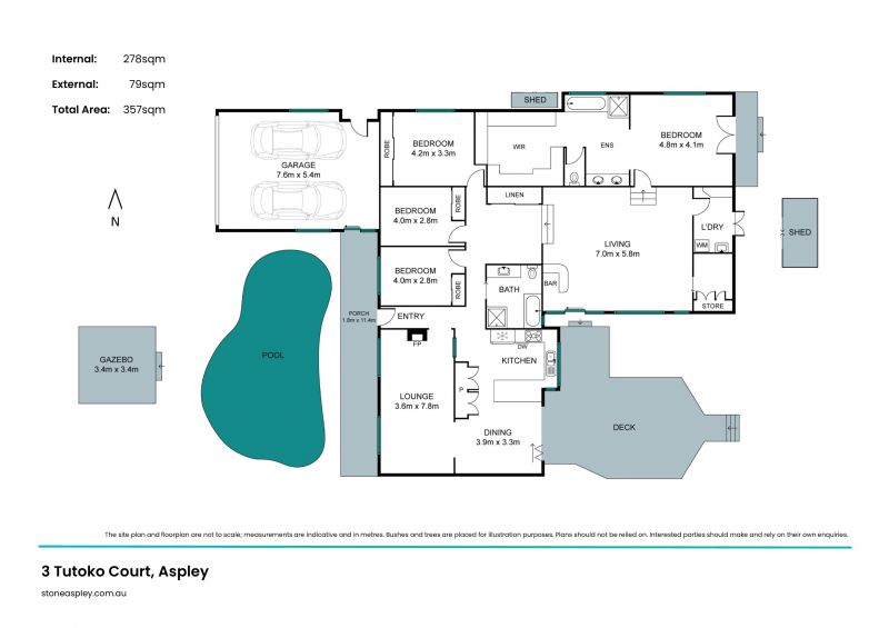 Luxe lowset in a parkland locale
