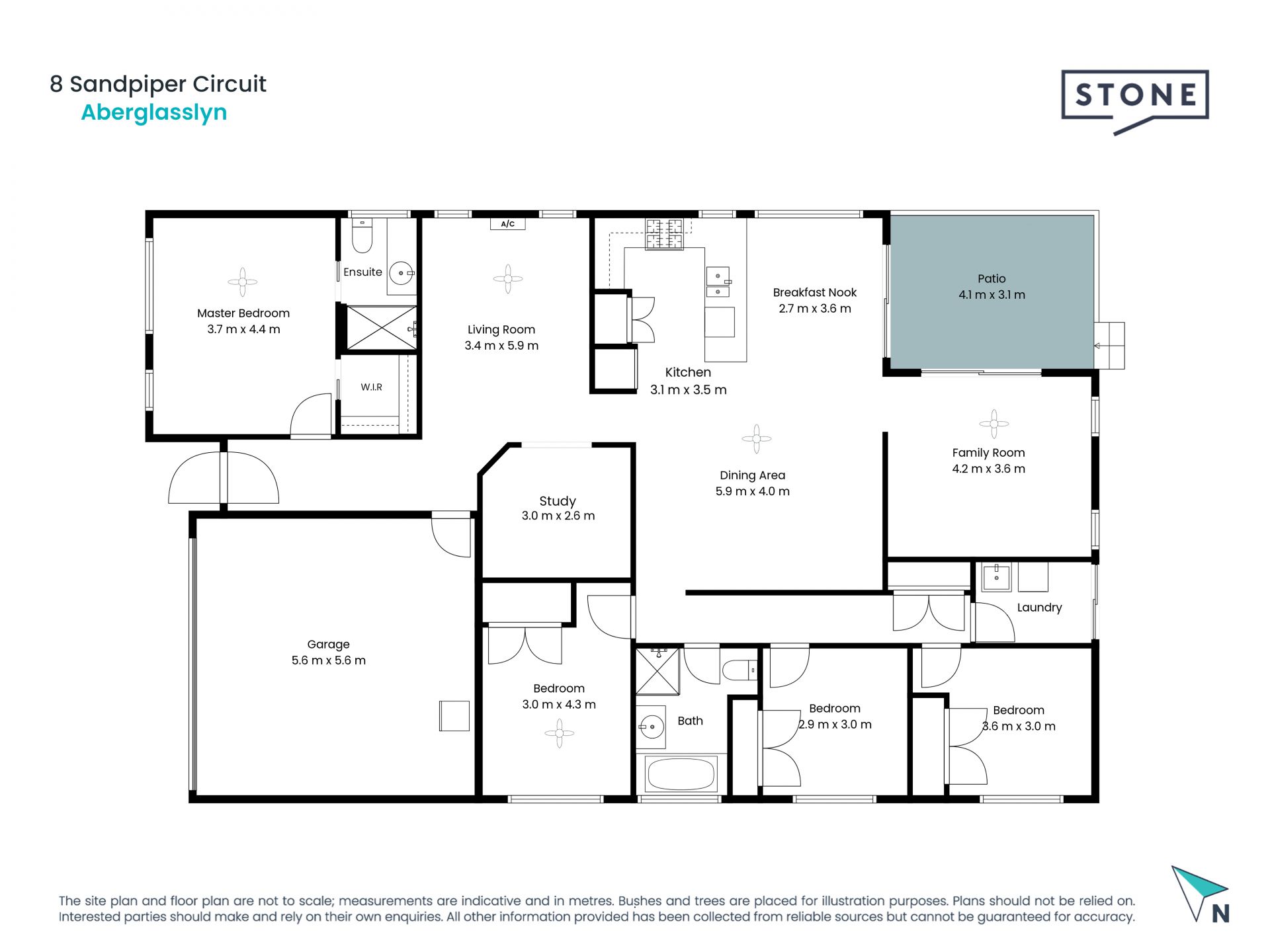 OVER 250sqm of internal living space!