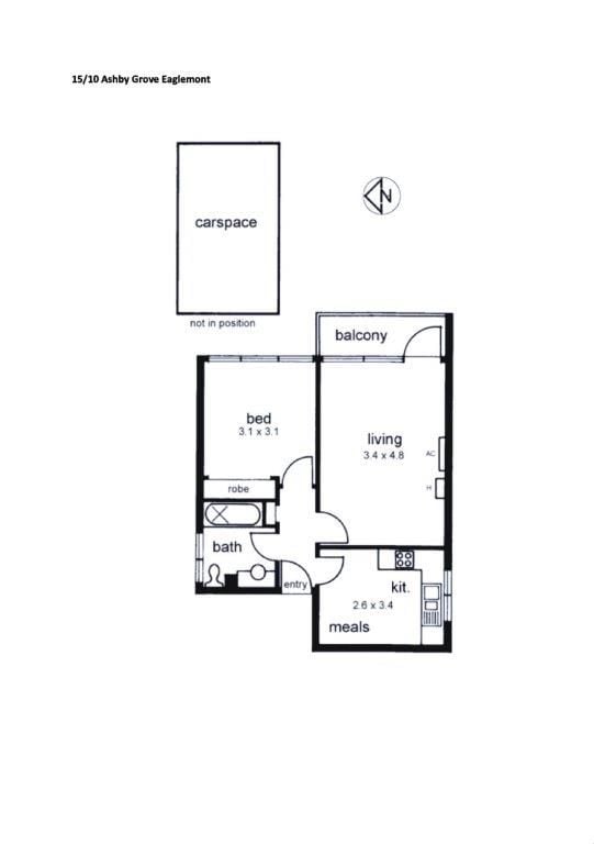 ****Super spacious 1 bedroom apartment**