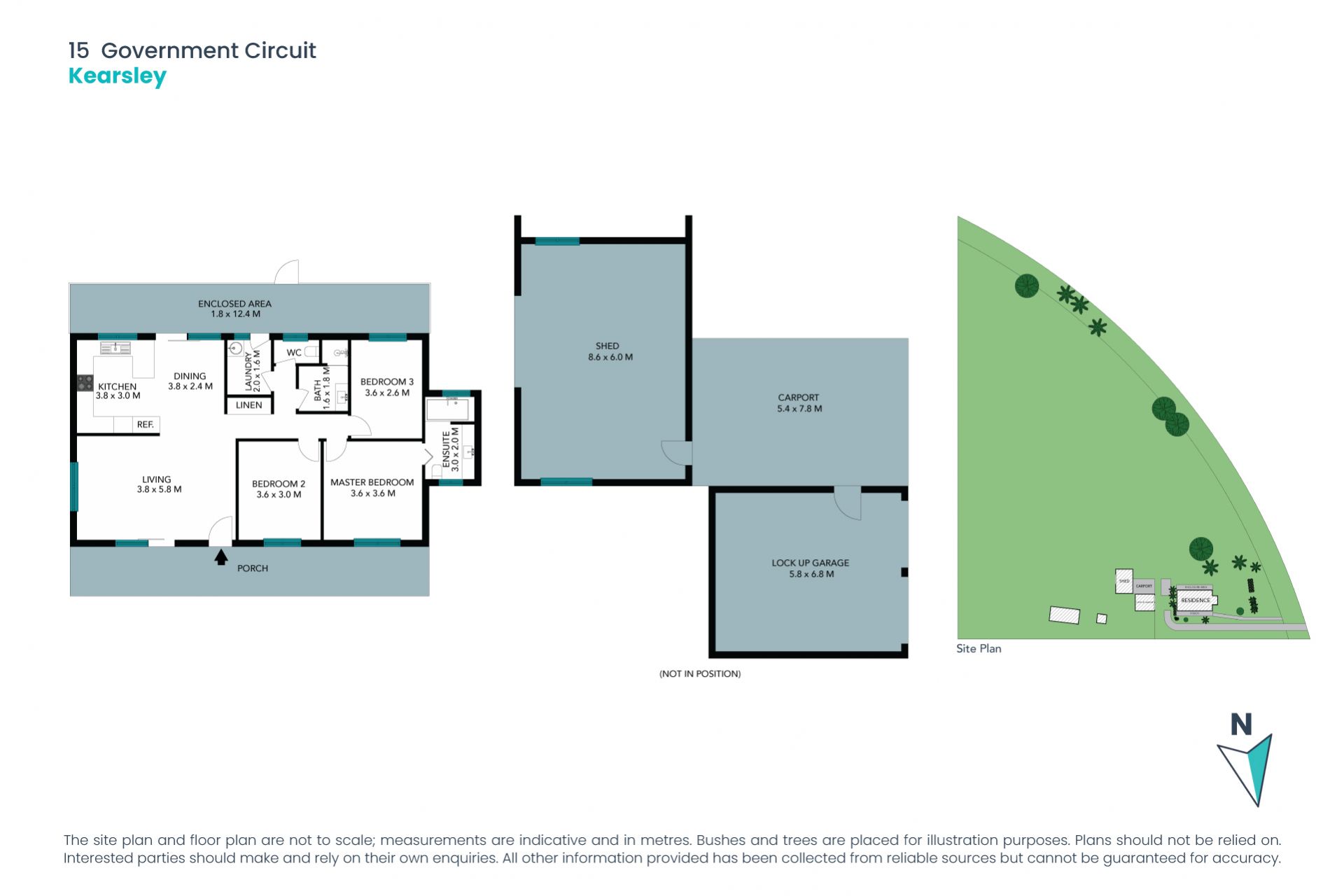 Your peaceful paradise on a whopping 1.2913 Ha