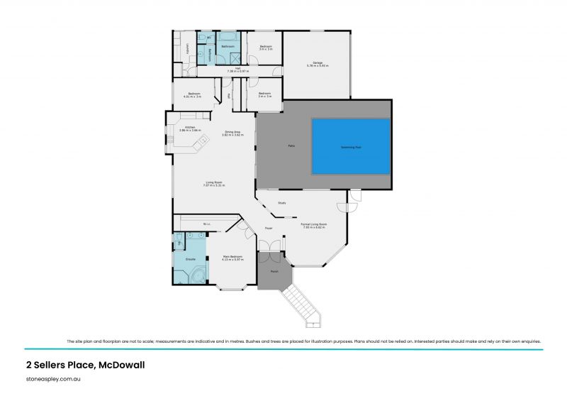 Spacious private lowset home