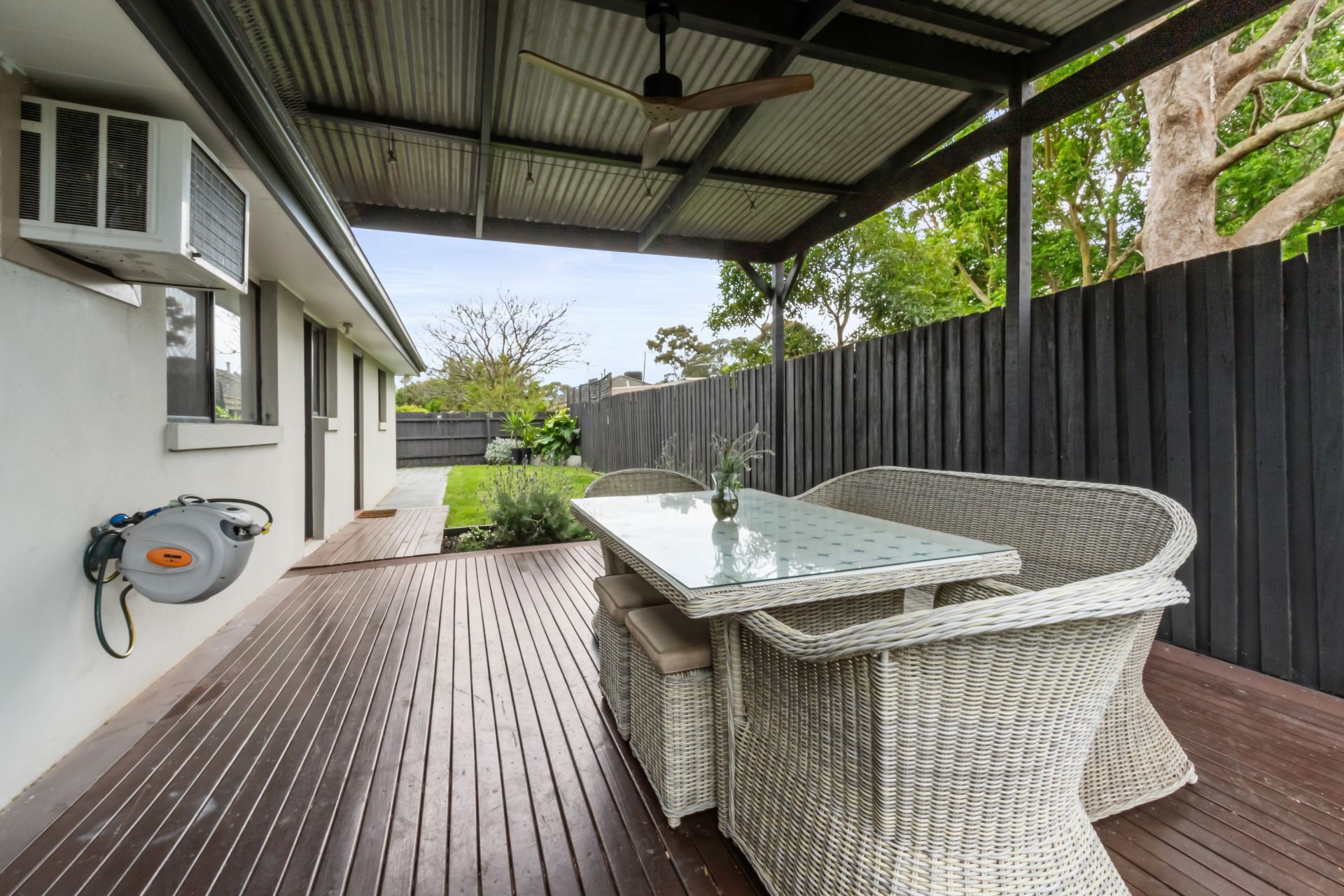 Versatile floorplan with spacious backyard